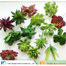 pvc Mini single Artificial succulent plant with different styles